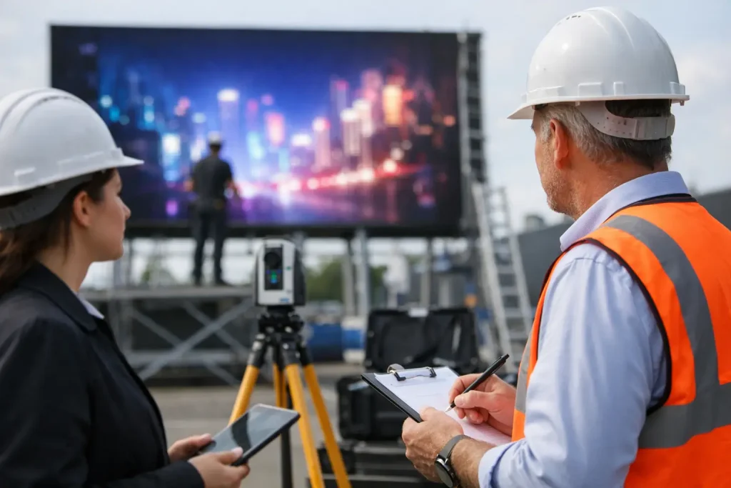 LED Screen Site Survey: What Really Matters