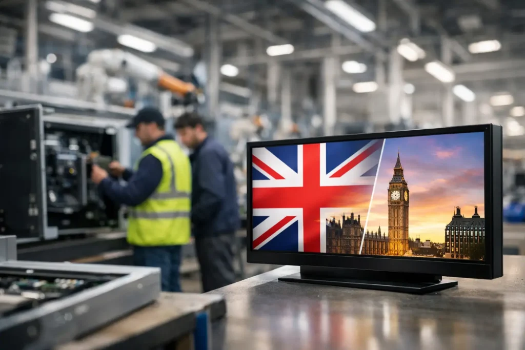 Why Choose UK Manufactured Digital Signage