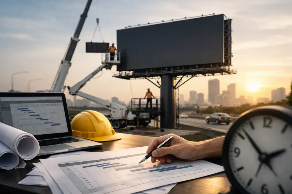 A Guide to Digital Billboard Project Timelines