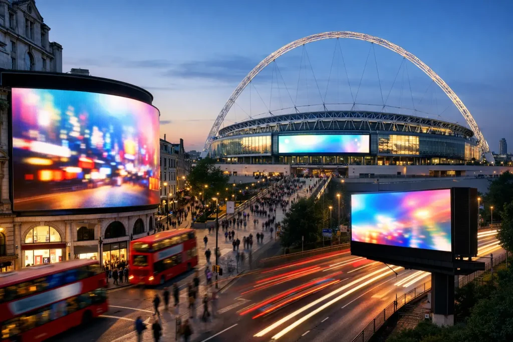 Best Venues for LED Advertising in the UK