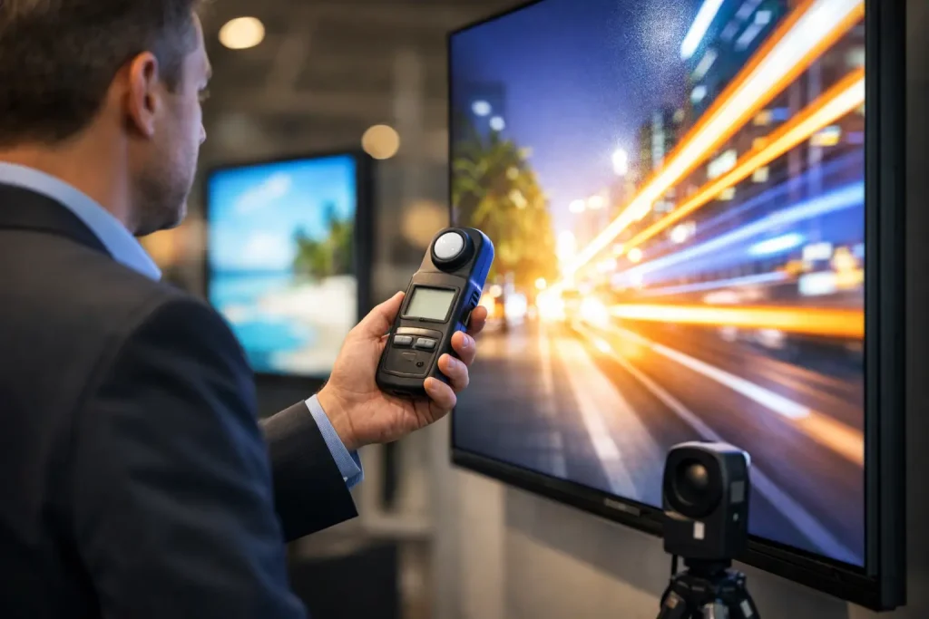 How to Assess Screen Brightness for Digital Signs