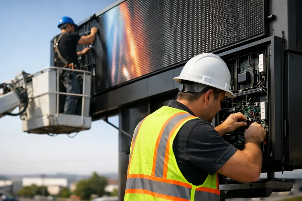 LED Billboard Maintenance Support That Protects Value