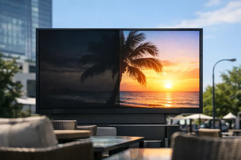 What Brightness Should Outdoor Screens Be?