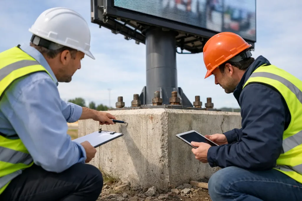 How to Assess Digital Billboard Foundations