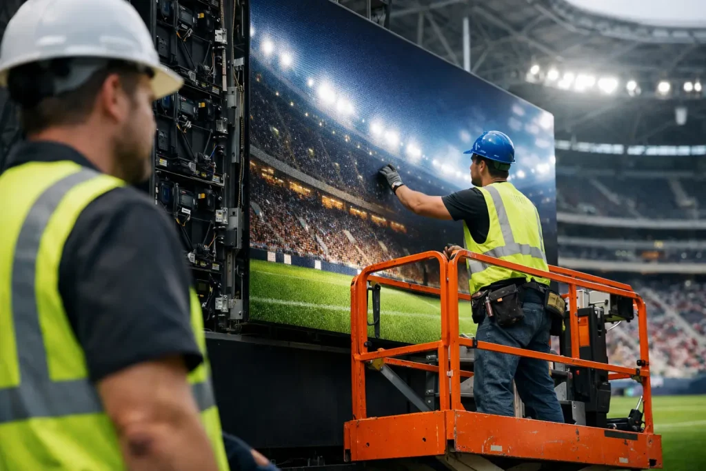 How to Install Stadium Displays for Lasting Impact